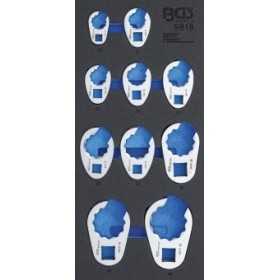 Insert de servante d'atelier 1/3 : Jeu de clÃ©s crowfoot Ã  tuyauter 10 mm 3/8" / 12 5 mm 1/2" / 20 mm 3/4" 10 piÃ¨ces