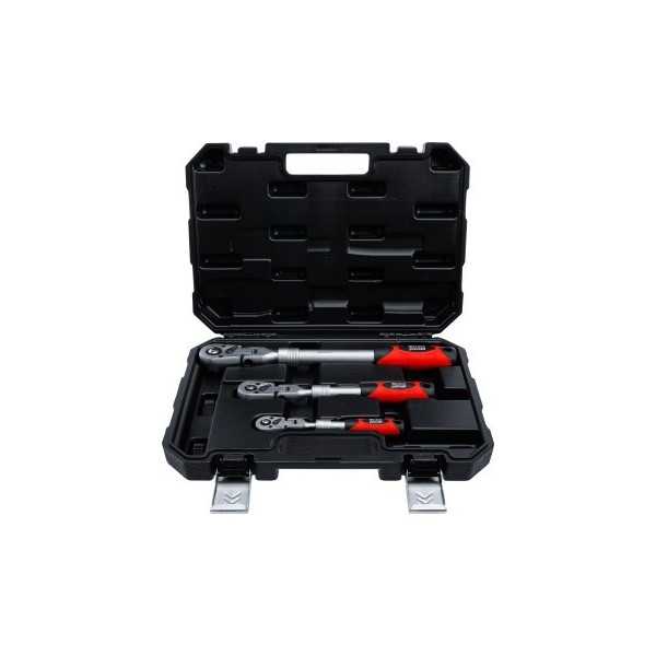 Jeu de cliquets extensible rÃ©versible 6 3 mm 1/4" 10 mm 3/8" 12 5 mm 1/2" 3 piÃ¨ces