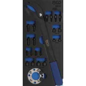 Insert de servante d'atelier 1/3 : Jeu dâ€™outils de calage dâ€™arbre Ã  cames pour VAG