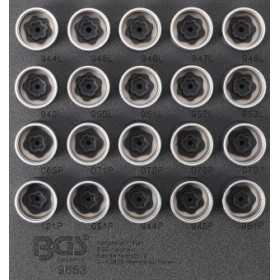 Insert de servante d'atelier 1/6 : Jeu dâ€™outils pour Ã©crous antivol pour Volvo 20 piÃ¨ces