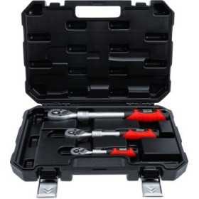 Jeu de cliquets extensible 6 3 mm 1/4" 10 mm 3/8" 12 5 mm 1/2" 3 piÃ¨ces