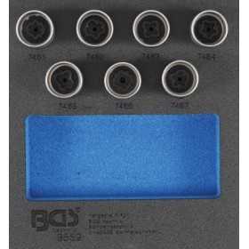 Insert de servante d'atelier 1/6 : Jeu dâ€™outils pour Ã©crous antivol pour Opel type D 7 piÃ¨ces