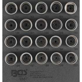 Insert de servante d'atelier 1/6 : Jeu dâ€™outils pour Ã©crous antivol pour Opel type B 20 piÃ¨ces