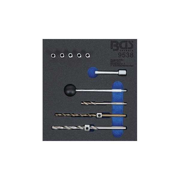 Insert de servante d'atelier 1/6: Kit de rÃ©paration de filetages pour vis de fixation dâ€™injecteur 10 piÃ¨ces