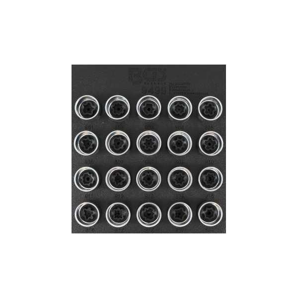 Insert de servante d'atelier 1/6 : Jeu dâ€™outils de rÃ©glage pour Ã©crous de jantes pour Audi 20 piÃ¨ces