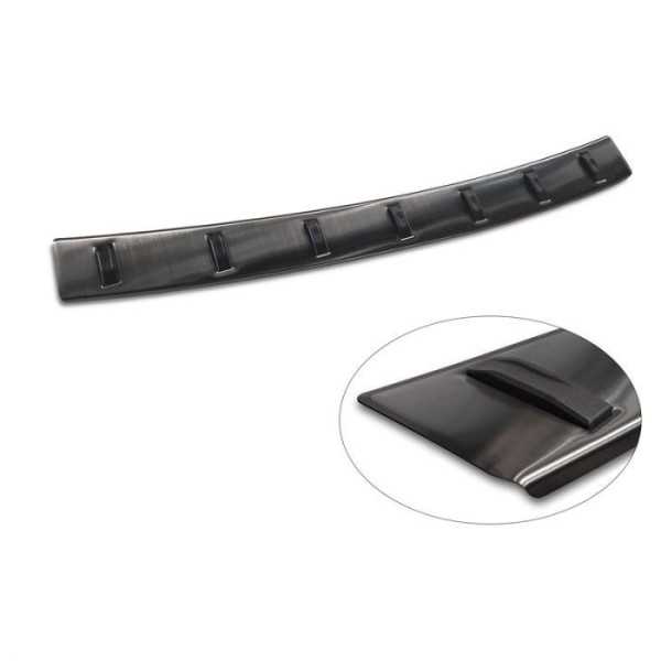 Protection de seuil arriÃ¨re inox noir sur mesure pour BMW Serie 3 (G21) Touring 2018-2022 'STRONG EDITION'