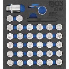 Insert de servante d'atelier 1/6 : Jeu dâ€™outils de rÃ©glage pour Mercedes Benz 35 piÃ¨ces