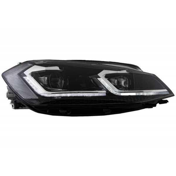 Phares LED pour VW Golf 7.5 VII 17 17+ R Look Clignotants Séquentie...