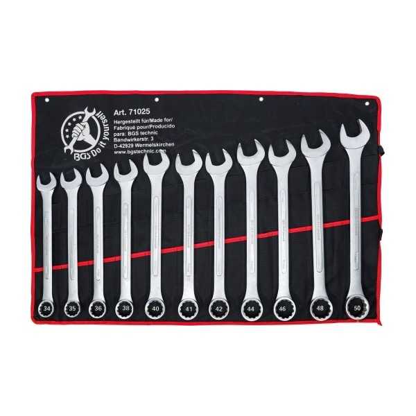 Jeu de clÃ©s mixtes XXL 34 50 mm 11 piÃ¨ces