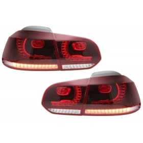 Feux Arrières Full LED pour VW Golf 6 VI 08-13 Cerise Rouge R20 GTI...
