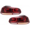 Feux Arrières Full LED pour VW Golf 6 VI 08-13 Cerise Rouge R20 GTI...
