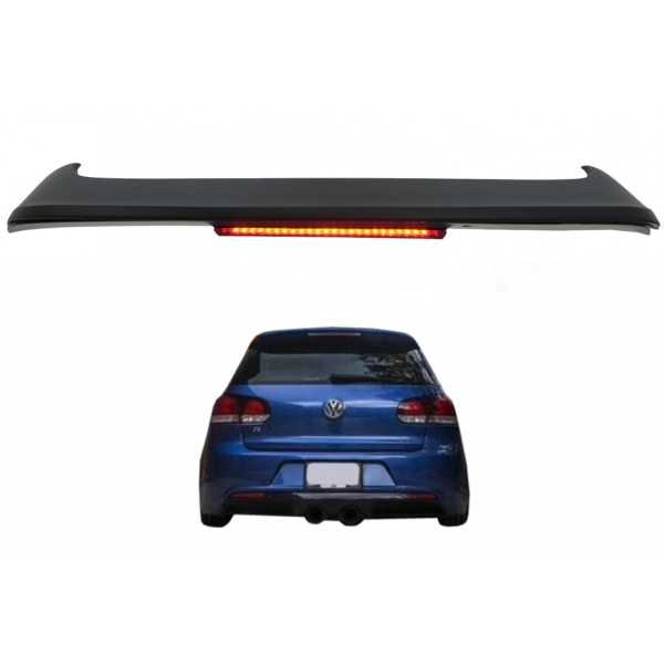 Aileron de toit pour VW Golf VI 2008+ Feu stop LED R20 Design
