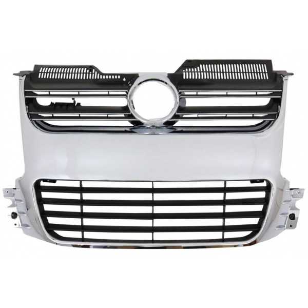 Calandre sur mesure pour VW Golf 5 V 2003-2009 R32 Design Chrome | ...