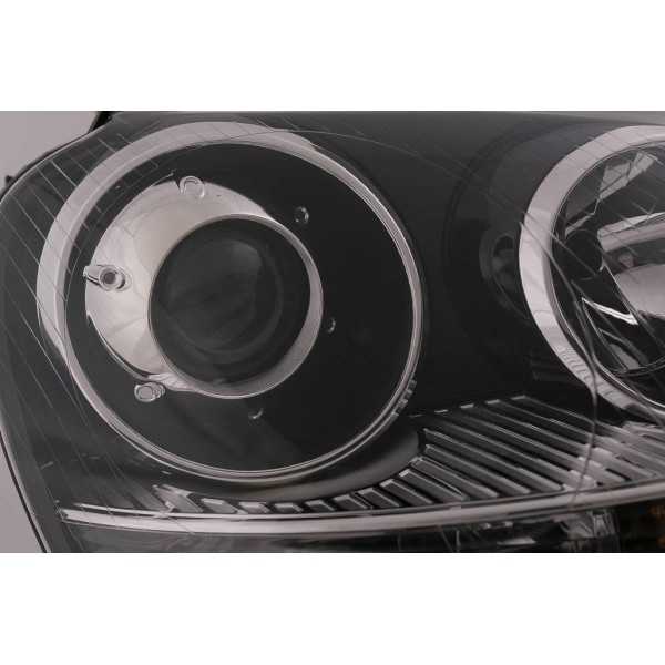 Phares pour VW Golf 5 V 03-07 Jetta 05-10 GTI R32 Look Xenon Chrome...
