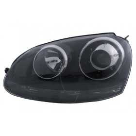 Les phares de look Xenon adaptés a VW Golf 5 V MK5 (2003-2007) Jett...