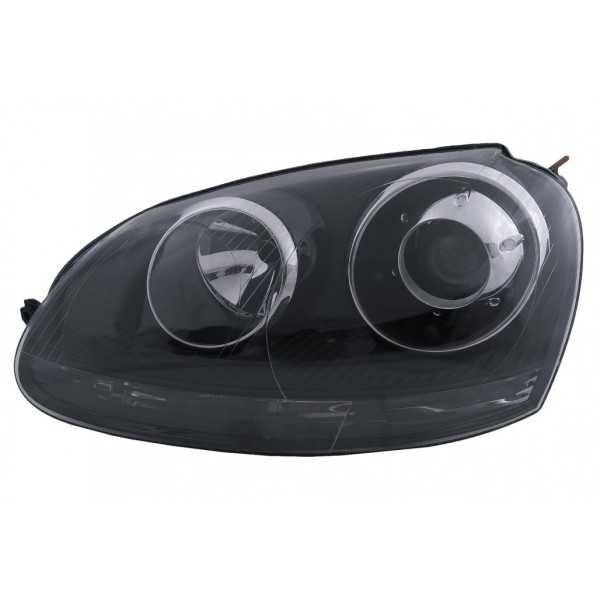 Les phares de look Xenon adaptés a VW Golf 5 V MK5 (2003-2007) Jett...