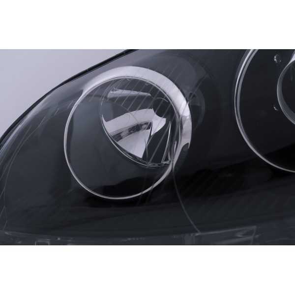 Les phares de look Xenon adaptés a VW Golf 5 V MK5 (2003-2007) Jett...