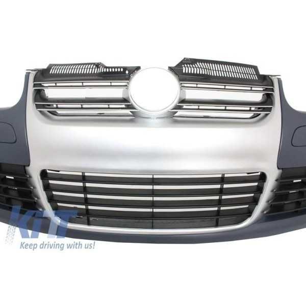 Pare-chocs pour VW Golf V 5 03-07 Jetta Mk5 R32 Look Grille Alumini...