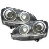 Phares DEPO pour VW Golf V 5 Jetta 3 10.03-09 GTI Look Black LHD avec moteur