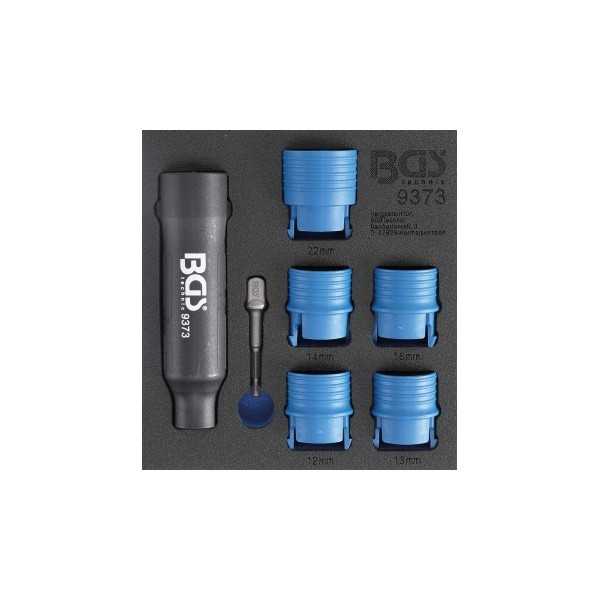 Insert de servante d'atelier 1/6 : Jeu de brosses de nettoyage pour goujons et boulons dâ€™Ã©crous de roues