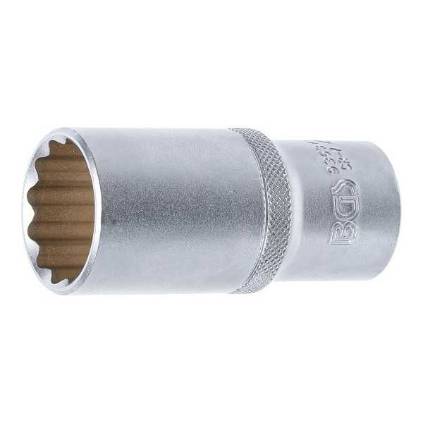 Douille pour clÃ© douze pans longue 12 5 mm 1/2" 27 mm