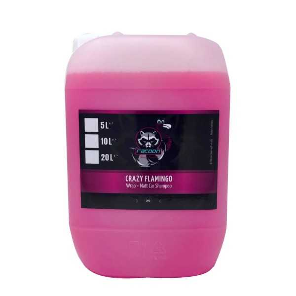 CRAZY FLAMINGO Wrap + Mate Car Shampoing- 1.000ml | Racoon | Shampoing