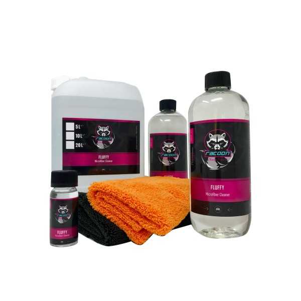 FLUFFY Détergent spécial microfibre - 10.000ml | Racoon | Détachant...