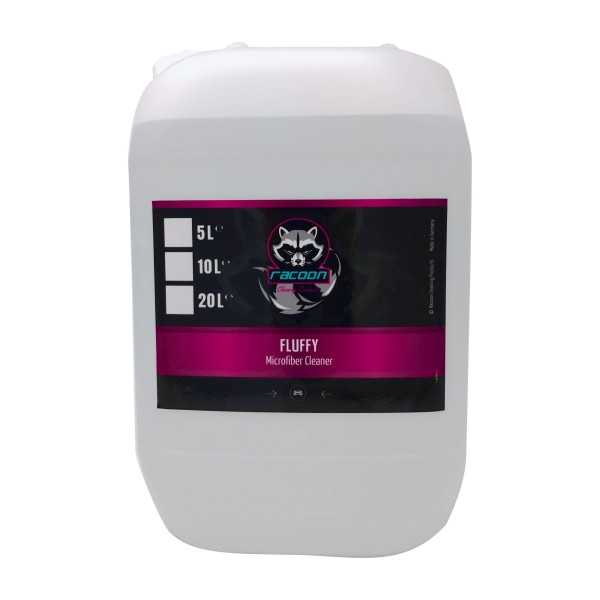 FLUFFY Détergent spécial microfibre - 20.000ml | Racoon | Détachant...