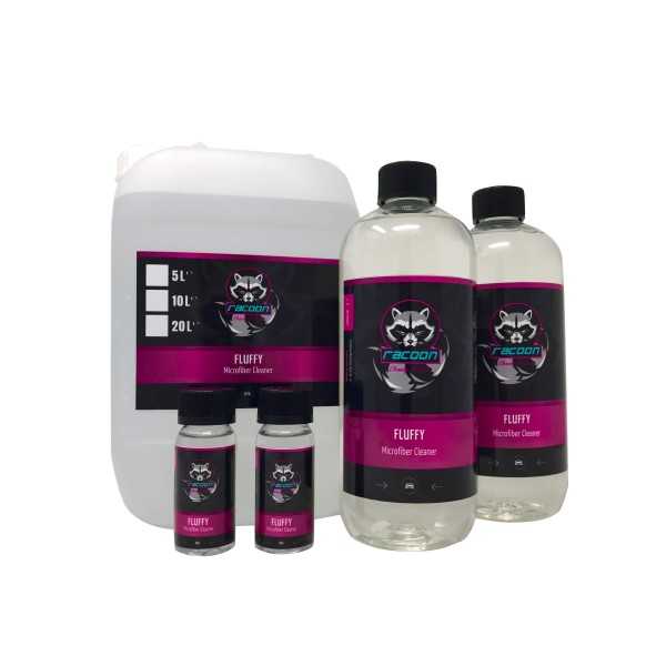 FLUFFY Détergent spécial microfibre - 20.000ml | Racoon | Détachant...