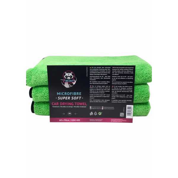 Serviette de Séchage de Voiture RC | Racoon | Chiffon & peau Chamois