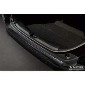 Protecteur de pare-chocs arrière en acier inoxydable noir pour Hond...