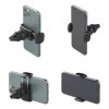 Support smartphone universel avec ressort pour grille de ventilatio...