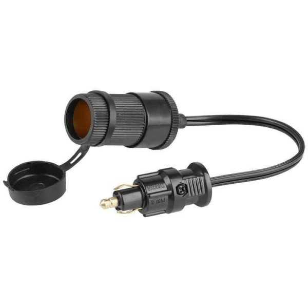 Adaptateur de cÃ¢ble avec fiche DIN et prise EURO