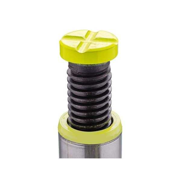 Cric hydraulique borne, 10T avec coffret plastique | CARMOTION | Cric
