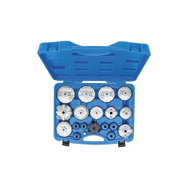 Jeu de douilles Ã  filtres cloches Ã  huile multimarques 19 piÃ¨ces