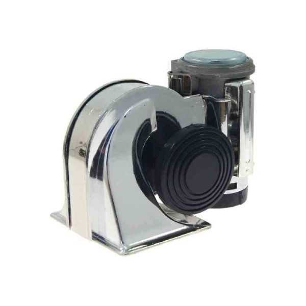 Signal sonore Nautilus 12V chromÃ© avec compresseur