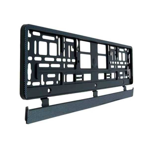 Cadre de plaque d'immatriculation en carbone