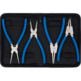 Jeu de pinces Ã  circlips 225 mm 4 piÃ¨ces