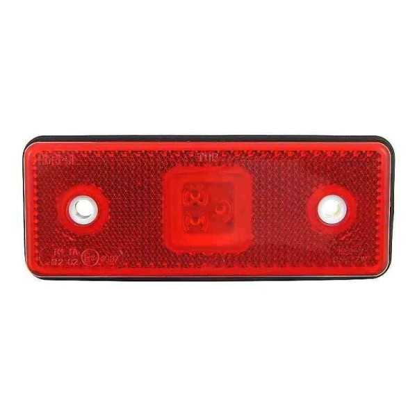 Feu de gabarit Ã  encastrer LED rouge 12   24V