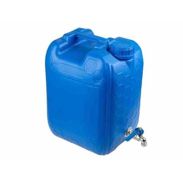 Bidon d'eau de 10L avec valve en mÃ©tal