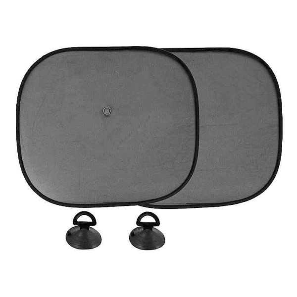 Rideaux pour verre 44x38cm avec ventouses noir