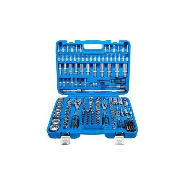 Coffret de Douilles Gear Lock 6 3 mm 1/4" / 10 mm 3/8" / 12 5 mm 1/2" 192 piÃ¨ces