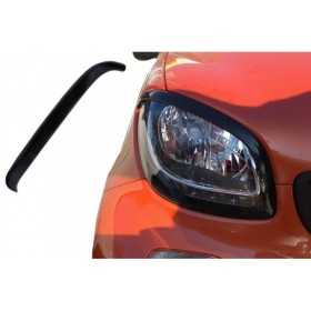 Couvre Phares CoupÃ© Sourcils pour SMART ForTwo C453 A453 ForFour W453 2014+