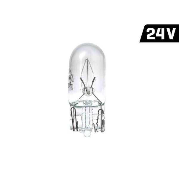 Lots de 10 Ampoules VISION W5W 24V 5W W2.1x9.5d E4