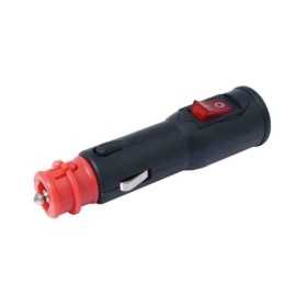 Fiche EURO DIN avec interrupteur et fusible pour une prise 12 24V