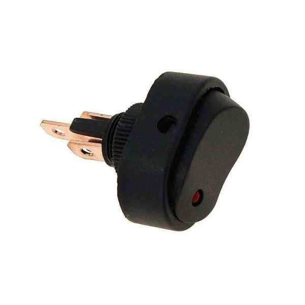Interrupteur Ã©lectrique DC avec LED rouge