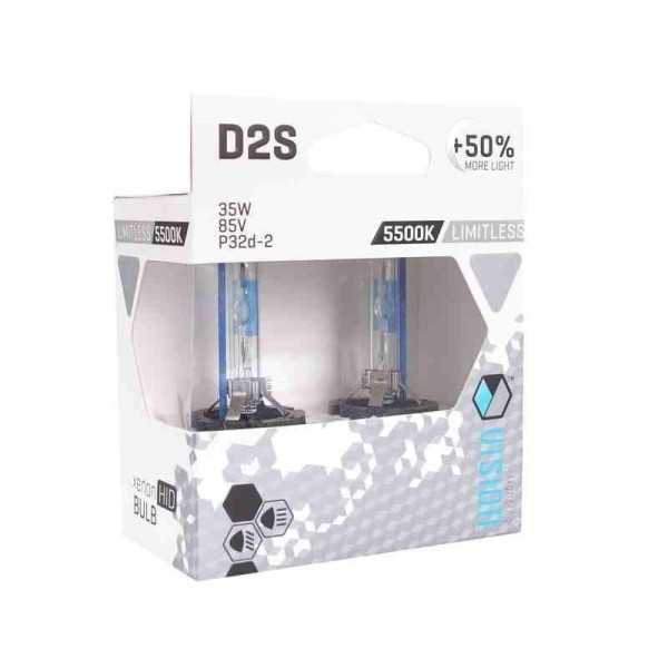 Ampoules xÃ©non VISION D2S 5500K 85V 35W P32d-2   50  illimitÃ© blanc