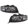 Angel Eyes Phares XÃ©non pour Audi A6 4B C5 06.2001-05.2004 LHD ou RHD Noir