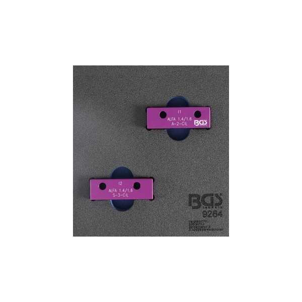 Insert de servante d'atelier 1/6 : Jeu dâ€™outils de verrouillage d'arbre Ã  came pour Alfa Romeo 1 6l 16V