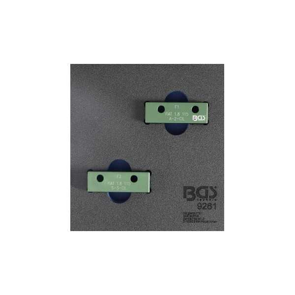 Insert de servante d'atelier 1/6 : Coffret de calage dâ€™arbre Ã  cames pour Fiat Lancia 1 8l 115 PS